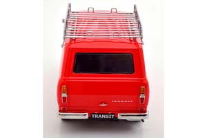 FORD TRANSIT BUS 1965-1970 С ВЕРХНИМ БАГАЖНИКОМ КРАСНЫЙ — фото 4