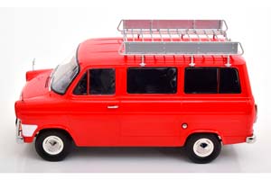 FORD TRANSIT BUS 1965-1970 С ВЕРХНИМ БАГАЖНИКОМ КРАСНЫЙ — фото 5