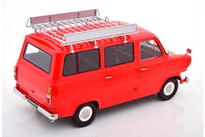 FORD TRANSIT BUS 1965-1970 С ВЕРХНИМ БАГАЖНИКОМ КРАСНЫЙ — фото 2