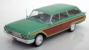 FORD COUNTRY SQUIRE WITH WOOD LOOK 1960 GREEN METALLIC