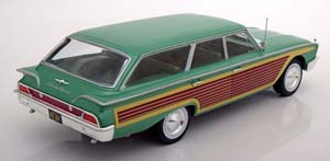 FORD COUNTRY SQUIRE WITH WOOD LOOK 1960 GREEN METALLIC — фото 2