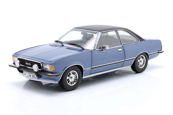 OPEL COMMODORE B GS/E COUPE 1975, BLUEMETALLIC MATT-BLACK