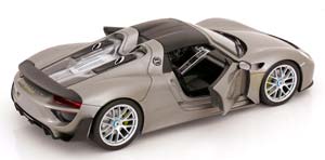 PORSCHE 918 SPYDER HARDTTOP 2012 GREY METALLIC CARBON — фото 4