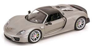 PORSCHE 918 SPYDER HARDTTOP 2012 GREY METALLIC CARBON