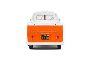 VW VOLKSWAGEN T1 PICK UP WITH SURFBOARD 1950 ORANGE/WHITE — фото 8