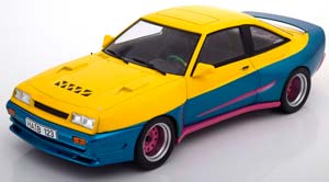 OPEL MANTA B MATTIG FROM THE MOVIE MANTA MANTA 1991 YELLOW BLUEMETALLIC PURPLE