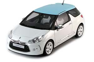 CITROEN DS3 2010 WHITE LIGHTBLUE — фото 1