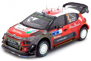 CITROEN C3 WRC #7 MEEKE/NAGLE WINNER RALLY MEXICO 2017