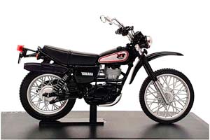 YAMAHA XT500 1988 BLACK/SILVER — фото 4