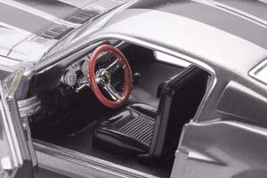 FORD MUSTANG GT 500 ELEANOR 1967 "GONE IN 60 SECONDS"  / ФОРД МУСТАНГ ГТ 500 ЭЛЕАНОР 1967 SILVER ИЗ К/Ф "УГНАТЬ ЗА 60 СЕКУНД" — фото 4