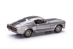 FORD MUSTANG GT 500 ELEANOR 1967 "GONE IN 60 SECONDS"  / ФОРД МУСТАНГ ГТ 500 ЭЛЕАНОР 1967 SILVER ИЗ К/Ф "УГНАТЬ ЗА 60 СЕКУНД" — фото 2