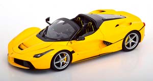 FERRARI LAFERRARI APERTA SPIDER (2016), NERO DAYTONA - YELLOW