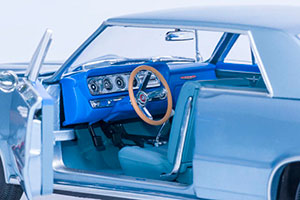 PONTIAC GTO 1964 LIGHT BLUE METALLIC — фото 10