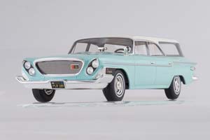 CHRYSLER NEWPORT TOWN & COUNTRY WAGON 1962 LIGHT TURQUOISE/WHITE — фото 3