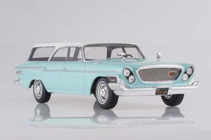 CHRYSLER NEWPORT TOWN & COUNTRY WAGON 1962 LIGHT TURQUOISE/WHITE — фото 5