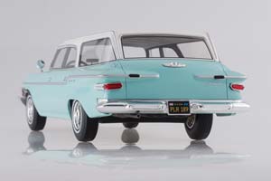 CHRYSLER NEWPORT TOWN & COUNTRY WAGON 1962 LIGHT TURQUOISE/WHITE — фото 6