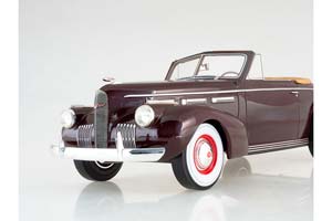 LA SALLE SERIES 50 CONVERTIBLE COUPE DARK RED — фото 4
