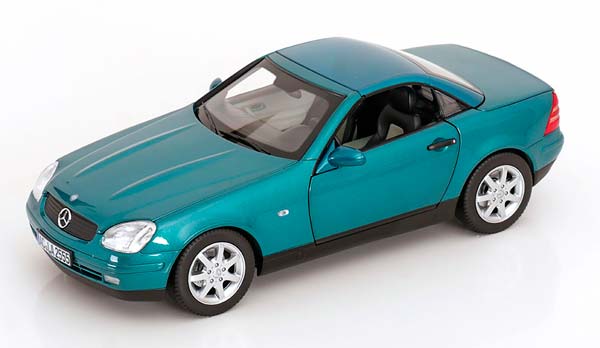 MERCEDES SLK ROADSTER 1996 GREEN METALLIC / МЕРСЕДЕС SLK РОДСТЕР ЗЕЛЕНЫЙ МЕТАЛЛИК — фото 3