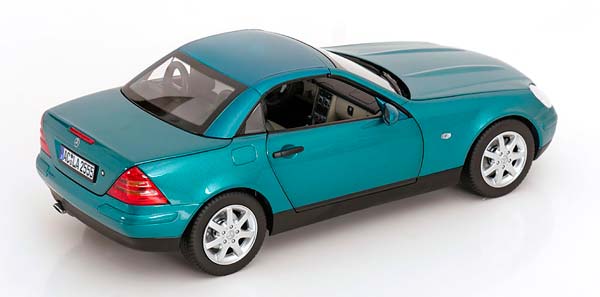 MERCEDES SLK ROADSTER 1996 GREEN METALLIC / МЕРСЕДЕС SLK РОДСТЕР ЗЕЛЕНЫЙ МЕТАЛЛИК — фото 4