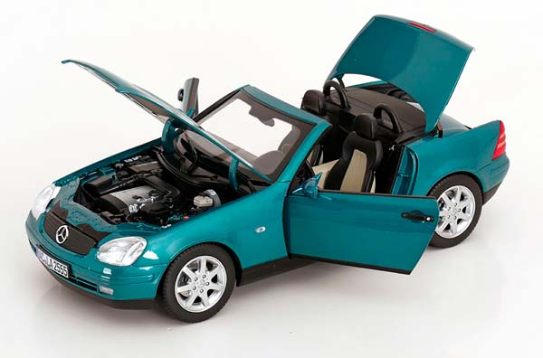 MERCEDES SLK ROADSTER 1996 GREEN METALLIC / МЕРСЕДЕС SLK РОДСТЕР ЗЕЛЕНЫЙ МЕТАЛЛИК — фото 5