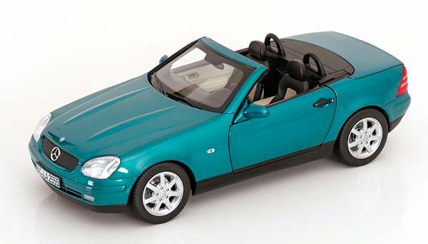 MERCEDES SLK ROADSTER 1996 GREEN METALLIC / МЕРСЕДЕС SLK РОДСТЕР ЗЕЛЕНЫЙ МЕТАЛЛИК