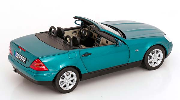 MERCEDES SLK ROADSTER 1996 GREEN METALLIC / МЕРСЕДЕС SLK РОДСТЕР ЗЕЛЕНЫЙ МЕТАЛЛИК — фото 2