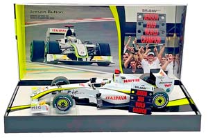 BRAWN GP BGP 001 JENSON BUTTON WORLD CHAMPION 2009 #22 LIMITED EDITION 159/165 PCS