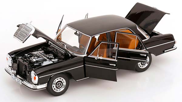 MERCEDES 280 SE W108 1968 BLACK / МЕРСЕДЕС 280 СЕ W108 ЧЕРНЫЙ — фото 3