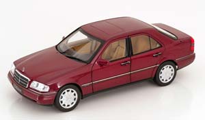 MERCEDES W202 C-KLASSE SALOON 1993 RED METALLIC / МЕРСЕДЕС Ц-КЛАСС КРАСНЫЙ