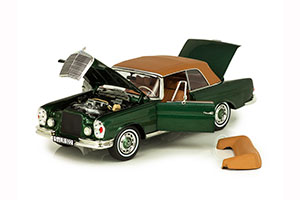 MERCEDES-BENZ 280SE 3.5 (W111) CABRIOLET 1969 GREEN METALLIC — фото 3