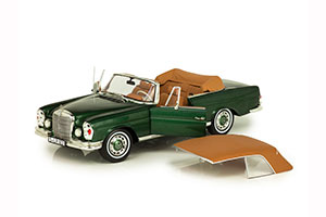 MERCEDES-BENZ 280SE 3.5 (W111) CABRIOLET 1969 GREEN METALLIC — фото 4