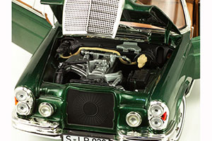 MERCEDES-BENZ 280SE 3.5 (W111) CABRIOLET 1969 GREEN METALLIC — фото 6