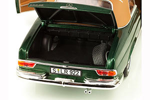 MERCEDES-BENZ 280SE 3.5 (W111) CABRIOLET 1969 GREEN METALLIC — фото 7