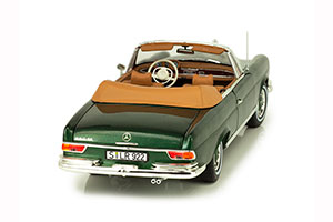 MERCEDES-BENZ 280SE 3.5 (W111) CABRIOLET 1969 GREEN METALLIC — фото 9