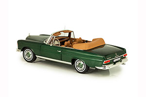MERCEDES-BENZ 280SE 3.5 (W111) CABRIOLET 1969 GREEN METALLIC — фото 10