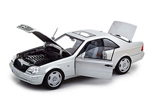 MERCEDES W140 S600 COUPE C140 1998 SILVER — фото 3