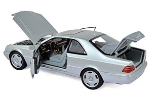 MERCEDES W140 S600 COUPE C140 1998 SILVER — фото 4
