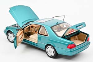 MERCEDES W140 CL600 COUPE (C140) 1997 BLUE METALLIC — фото 2