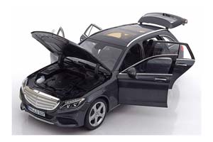 MERCEDES S205 C-CLASS ESTATE EXCLUSIVE 2014 GRAY METALLIC — фото 4