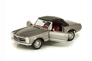 MERCEDES-BENZ 230SL CABRIOLET (W113) 1963 ANTHRACITE METALLIC — фото 3