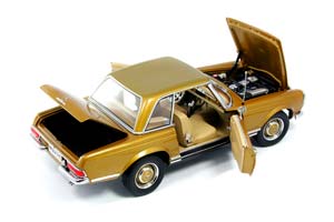 MERCEDES W113 230 SL PAGODA 1963 GOLDEN METALLIC — фото 4
