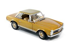 MERCEDES W113 230 SL PAGODA 1963 GOLDEN METALLIC — фото 8