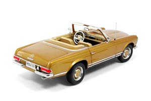MERCEDES W113 230 SL PAGODA 1963 GOLDEN METALLIC — фото 2