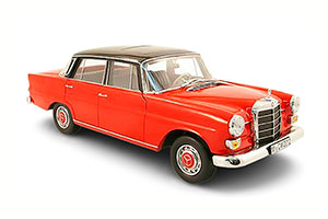 MERCEDES W110 200 LIMOUSINE 1966 RED/BLACK