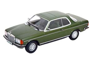 MERCEDES 280CE C123 COUPE 1980 DARK GREEN METALLIC