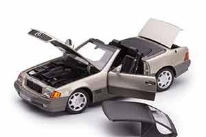 MERCEDES W129 500 SL (R129) WITH REMOVABLE SOFTTOP 1989 LIGHT BROWN / МЕРСЕДЕС 500СЛ СО СЪЕМНОЙ КРЫШЕЙ — фото 3