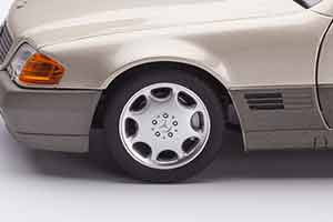 MERCEDES W129 500 SL (R129) WITH REMOVABLE SOFTTOP 1989 LIGHT BROWN / МЕРСЕДЕС 500СЛ СО СЪЕМНОЙ КРЫШЕЙ — фото 14