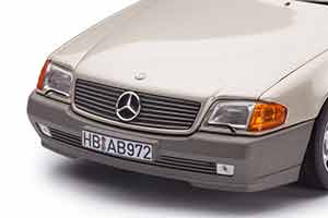 MERCEDES W129 500 SL (R129) WITH REMOVABLE SOFTTOP 1989 LIGHT BROWN / МЕРСЕДЕС 500СЛ СО СЪЕМНОЙ КРЫШЕЙ — фото 15