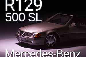 MERCEDES W129 500 SL (R129) WITH REMOVABLE SOFTTOP 1989 LIGHT BROWN / МЕРСЕДЕС 500СЛ СО СЪЕМНОЙ КРЫШЕЙ — фото 18