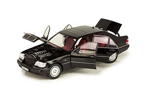 MERCEDES S600 S-CLASS V140 (W140) 1997 BLACK — фото 3